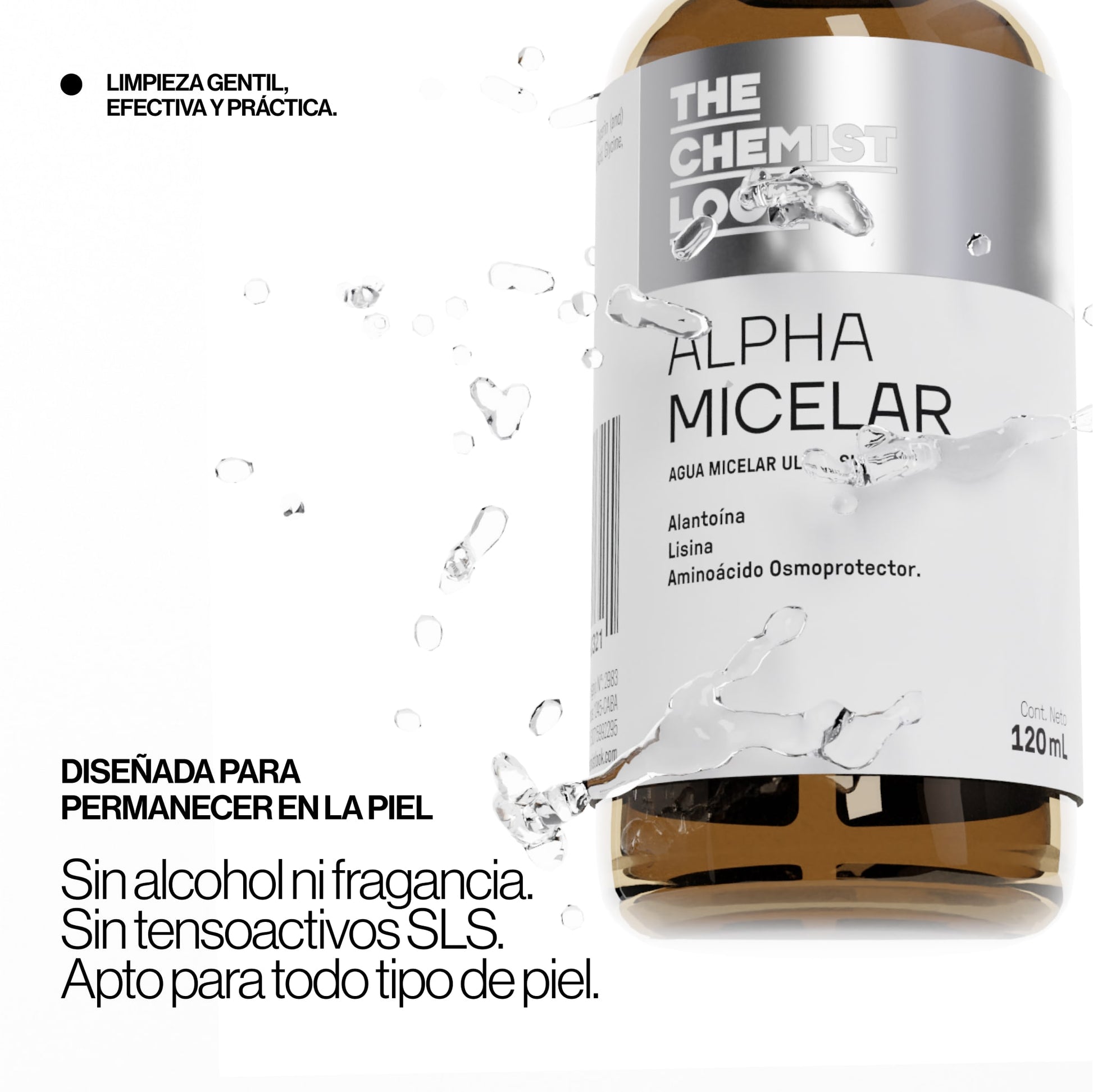 ALPHA MICELAR-Agua micelar-The Chemist Look