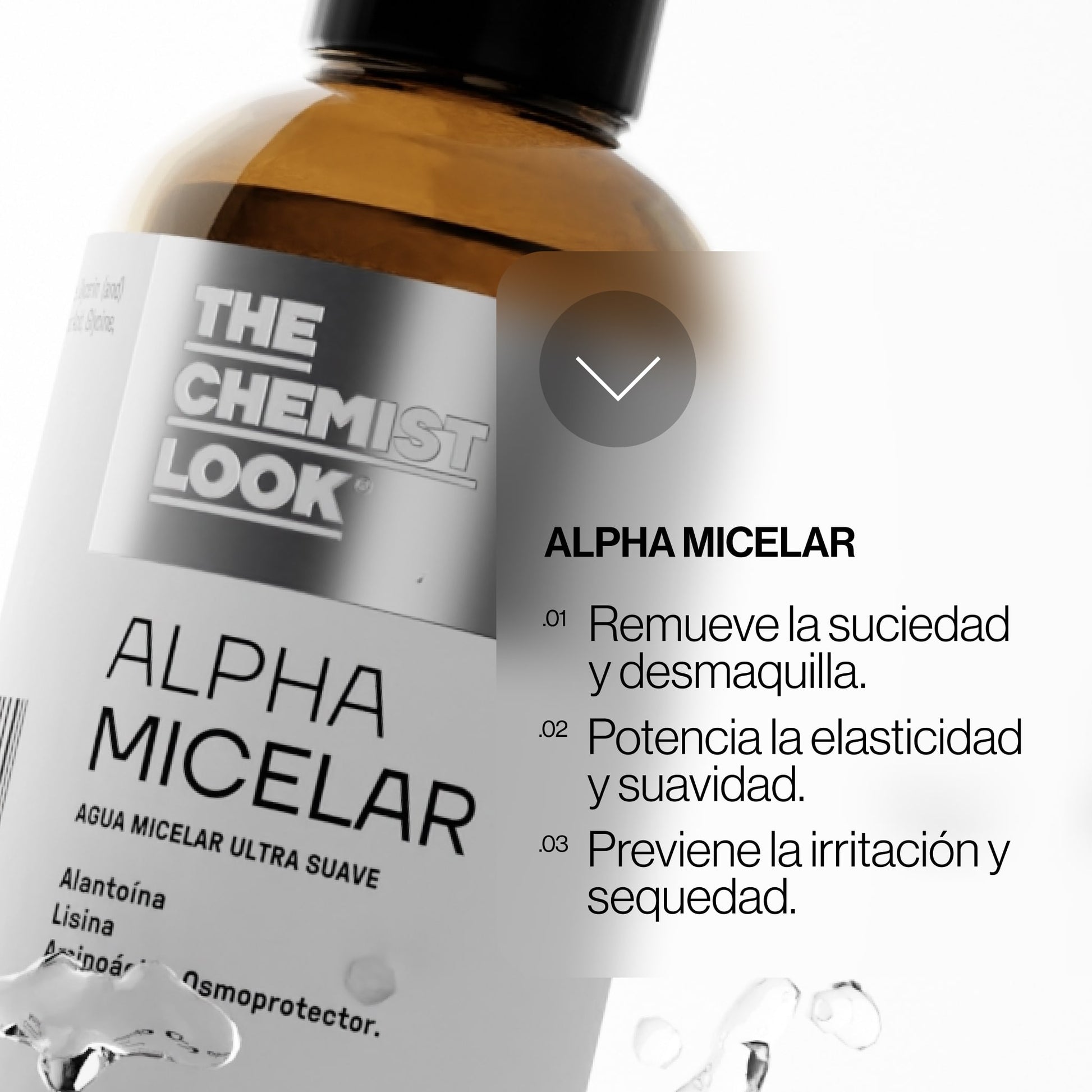 ALPHA MICELAR-Agua micelar-The Chemist Look